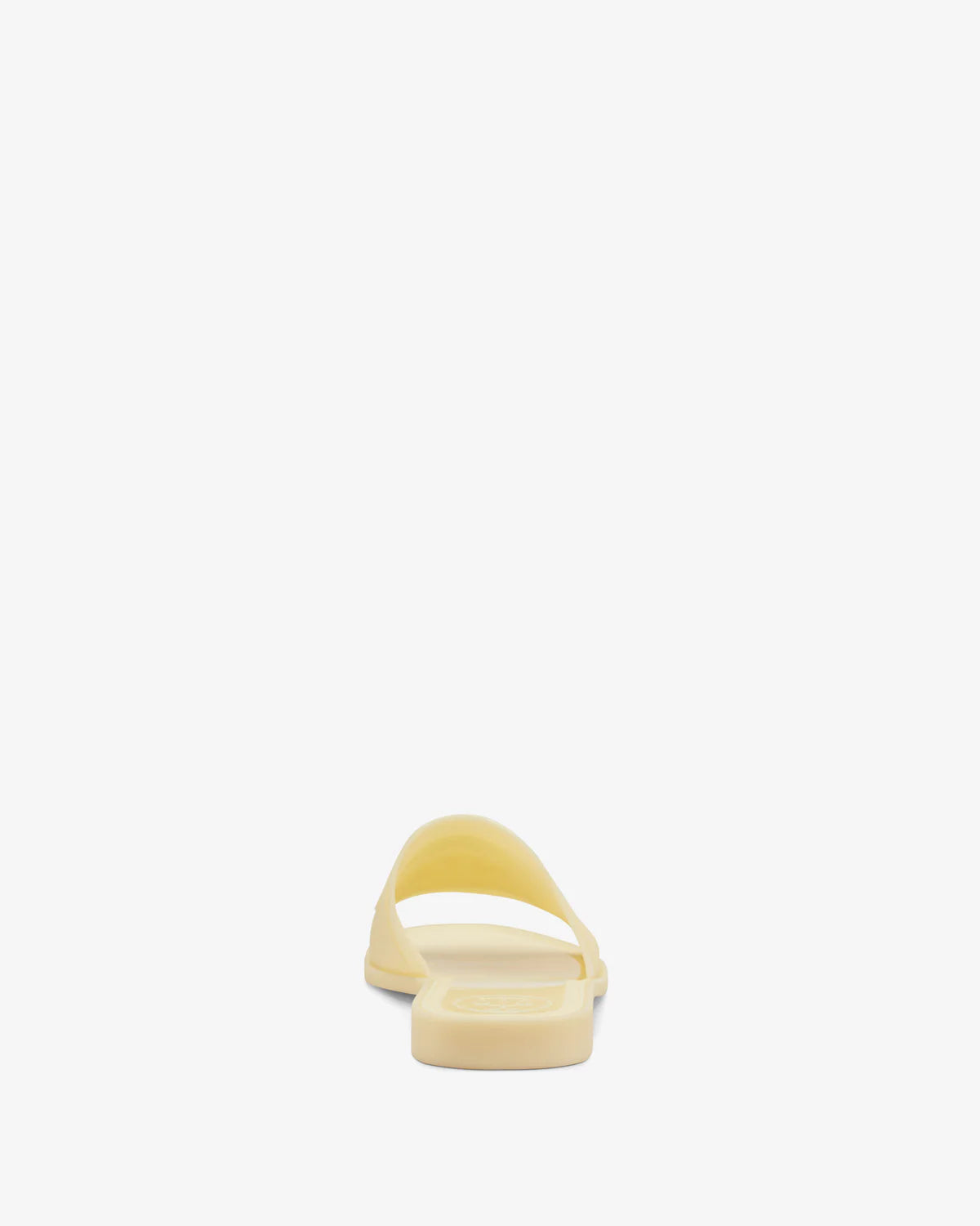 light yellow flat sandal