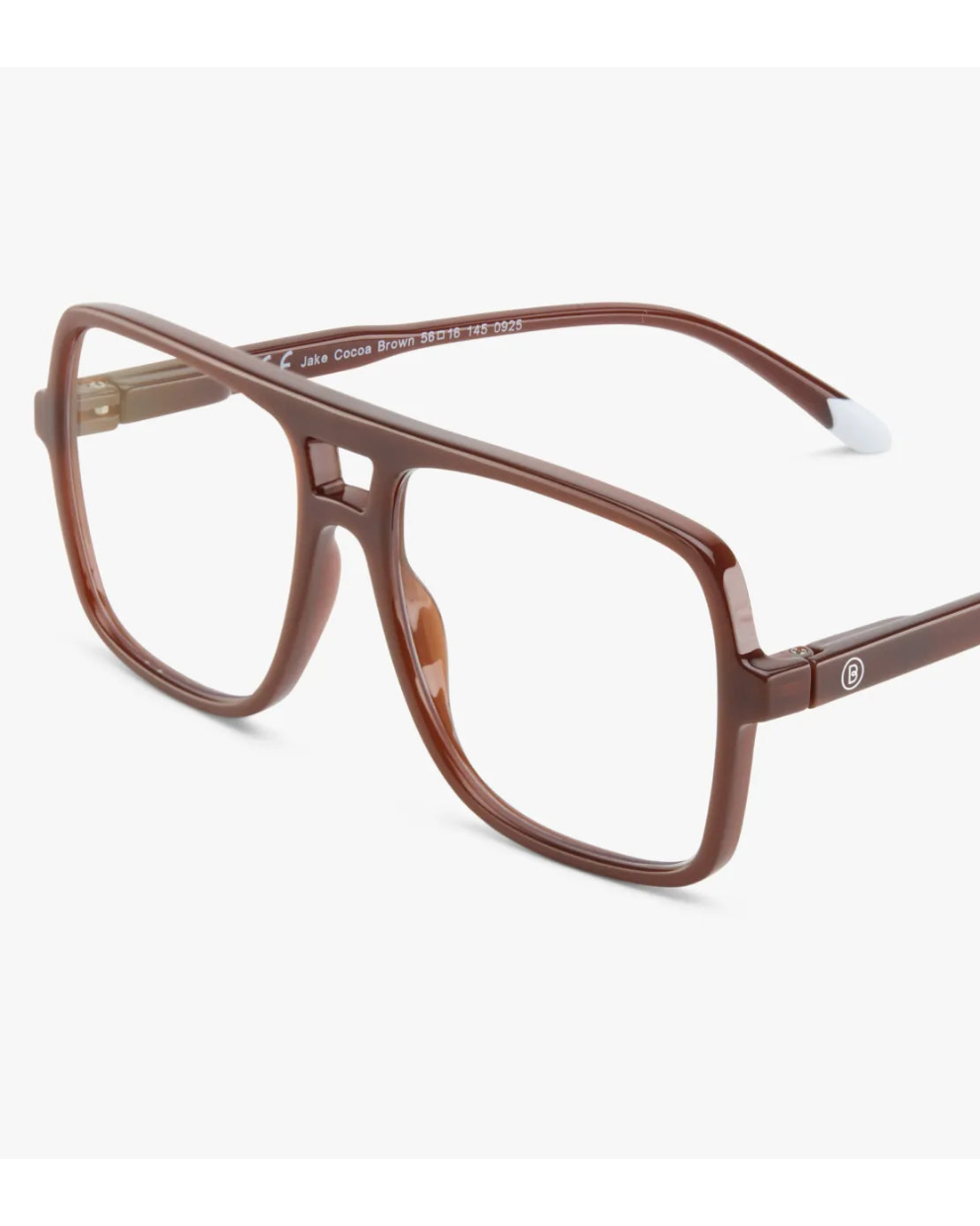 brown aviator reading glasses