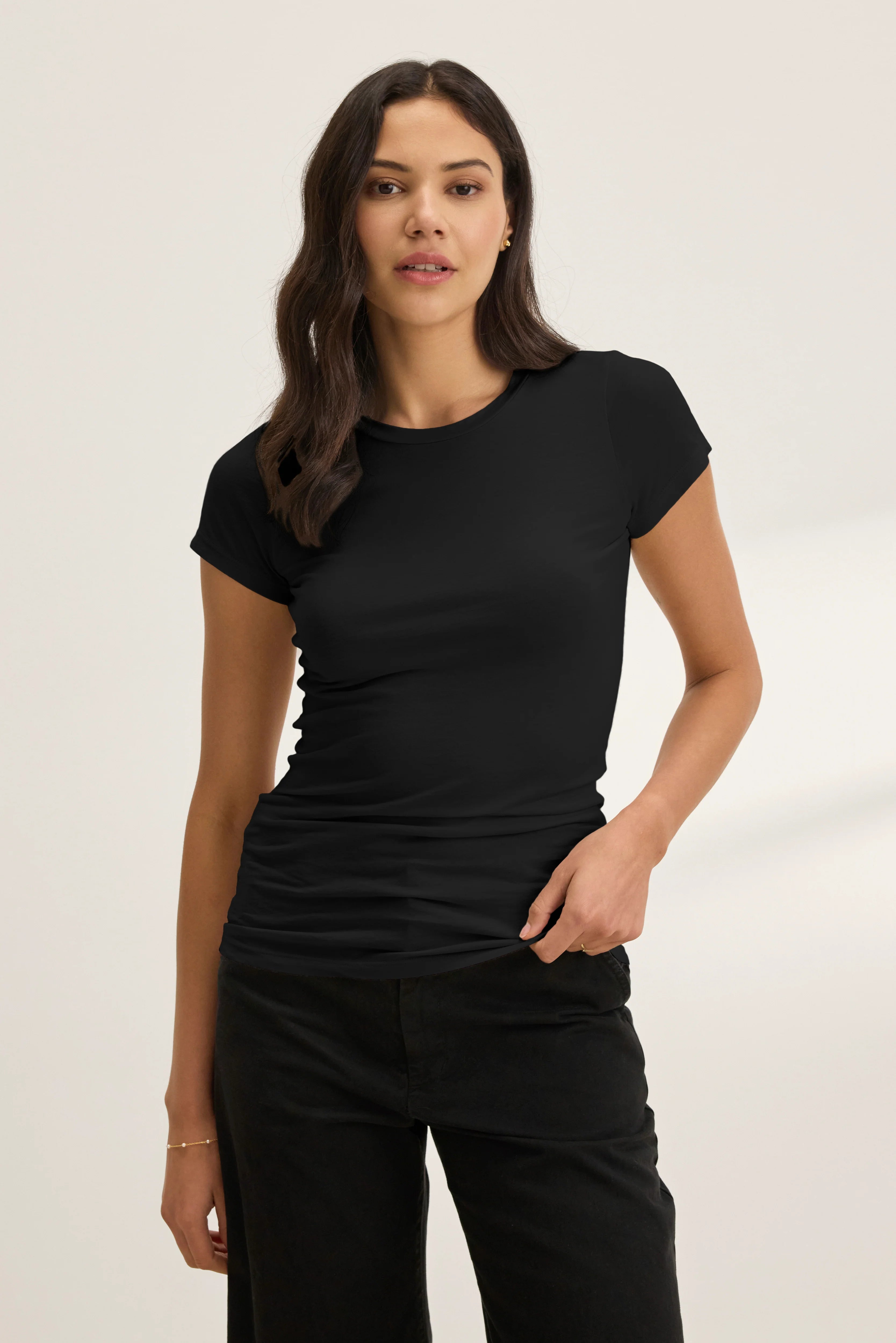 basic black t-shirt