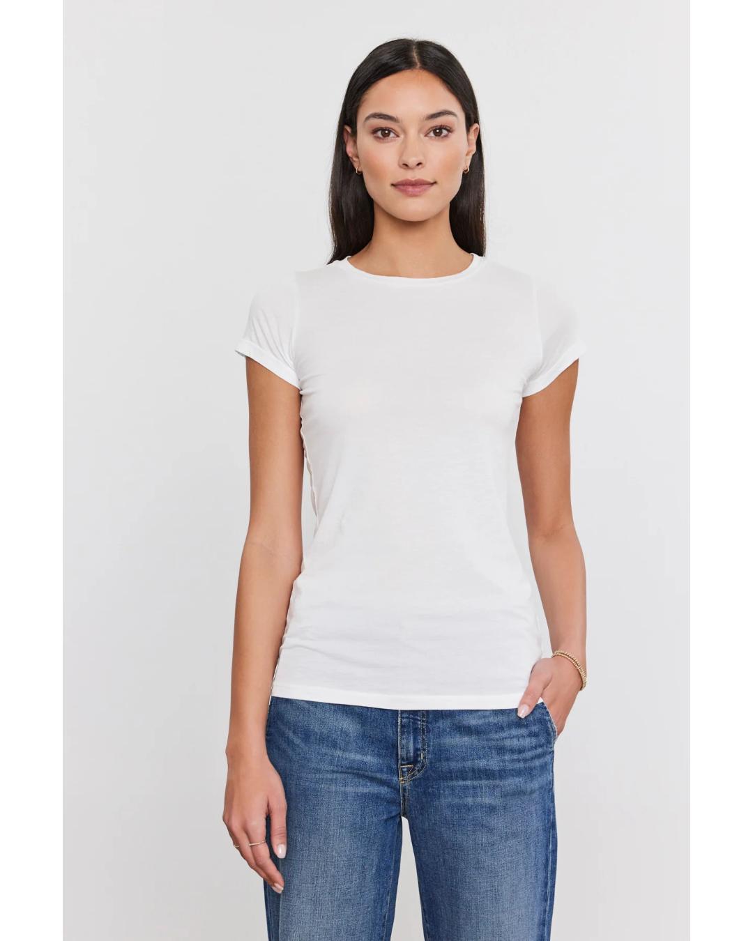 classic white t-shirt