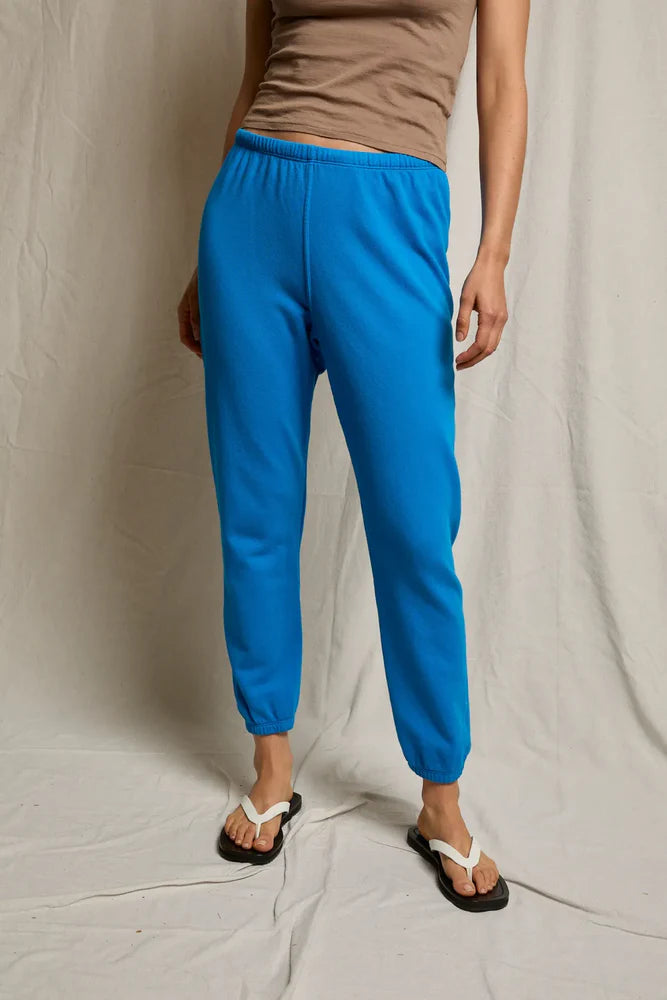 cobalt blue sweatpants