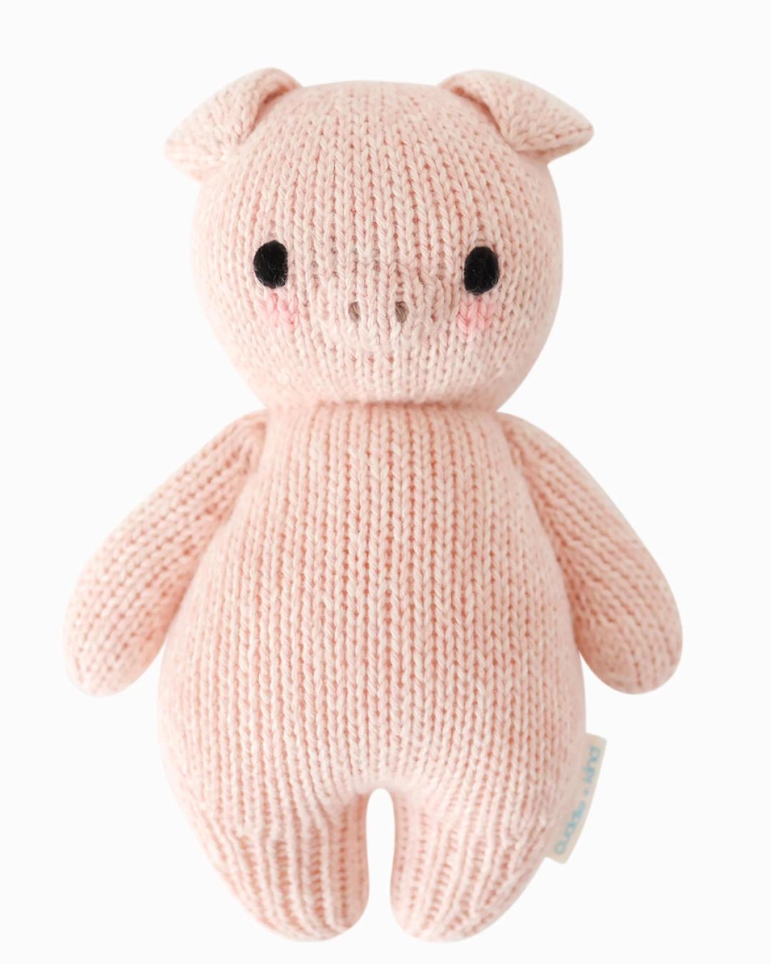 knit baby piglet
