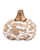 lace pumpkin decoration
