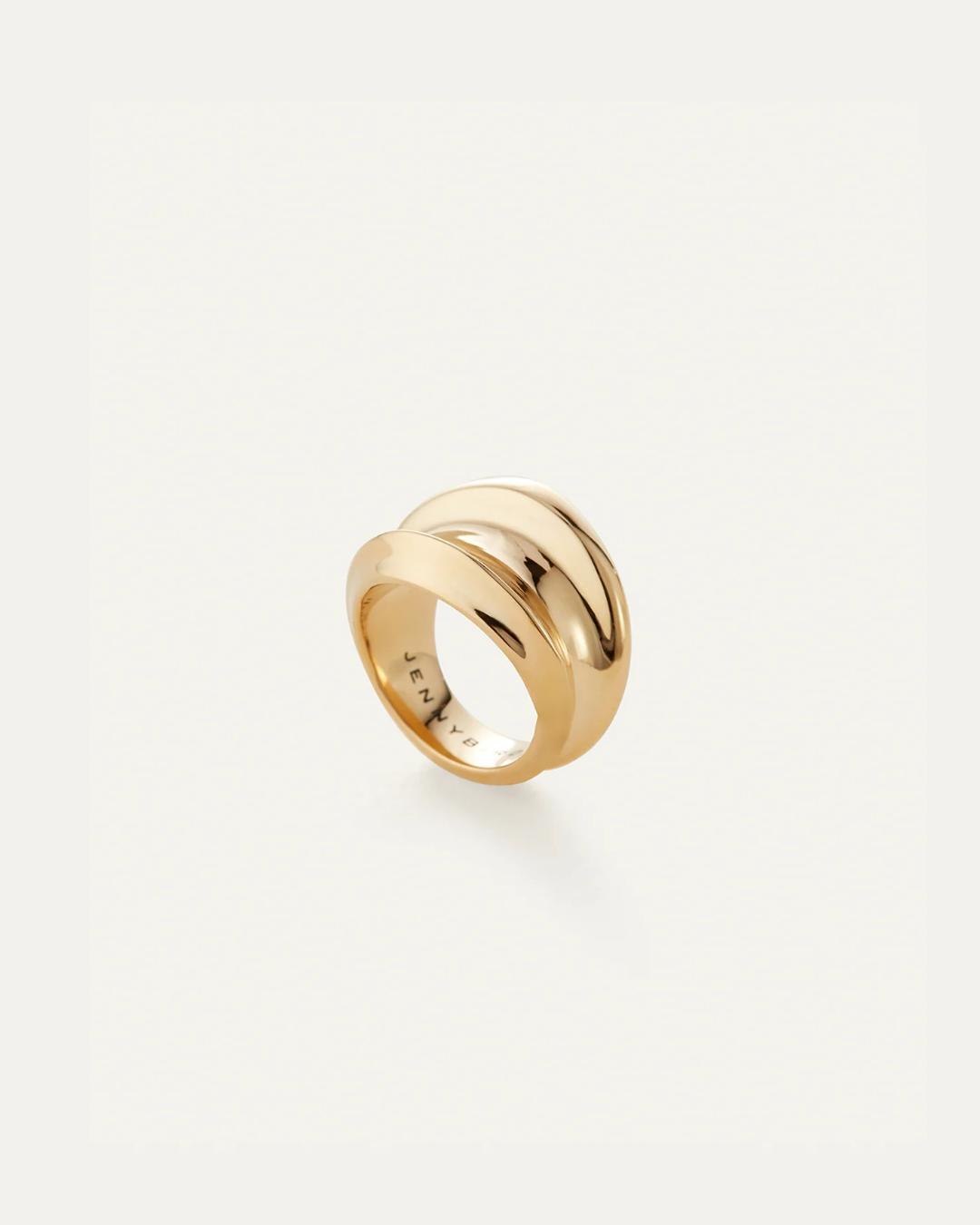 statement gold ring