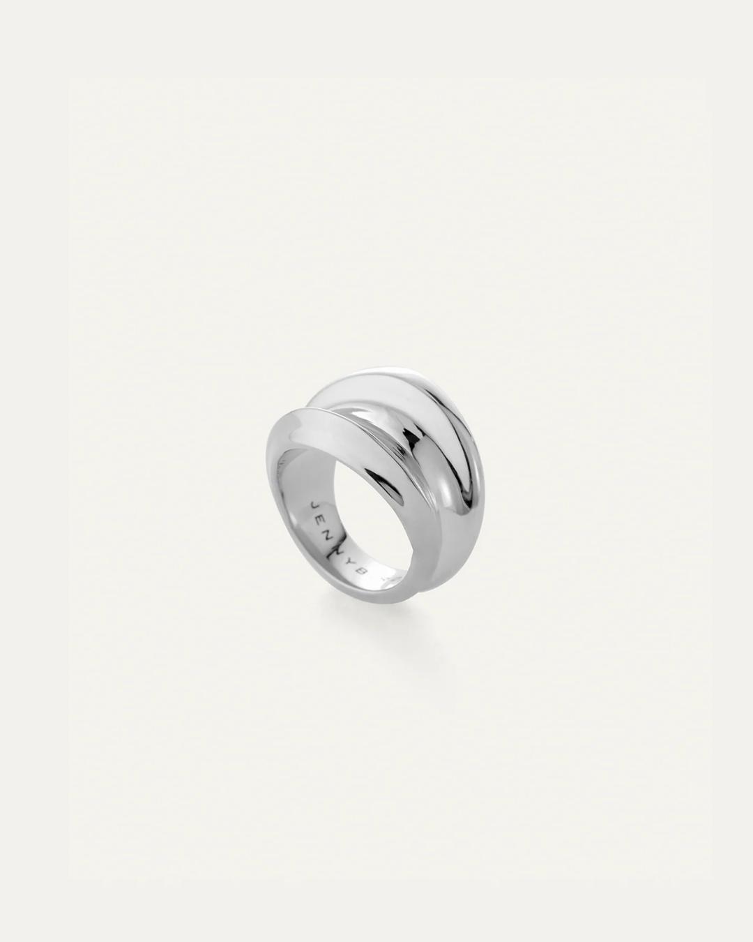statement silver ring