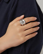 statement silver ring