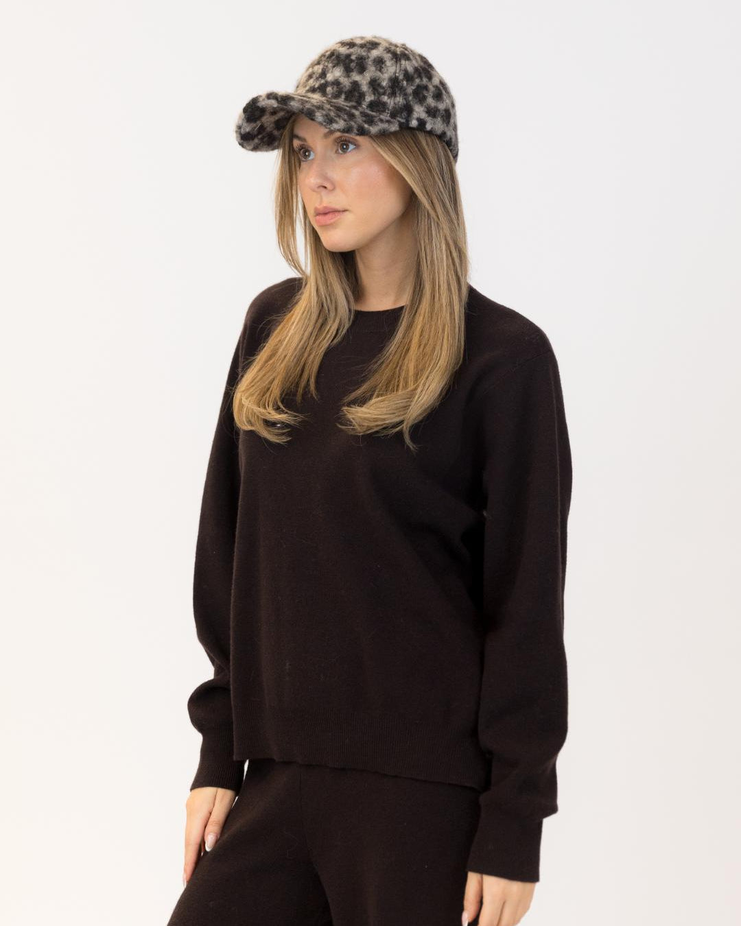 leopard print baseball hat