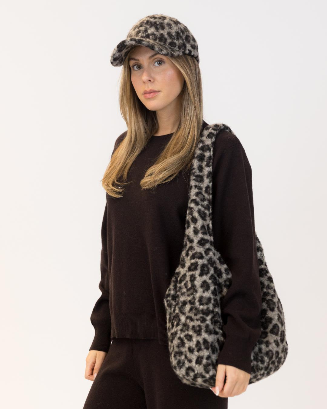 leopard print tote bag