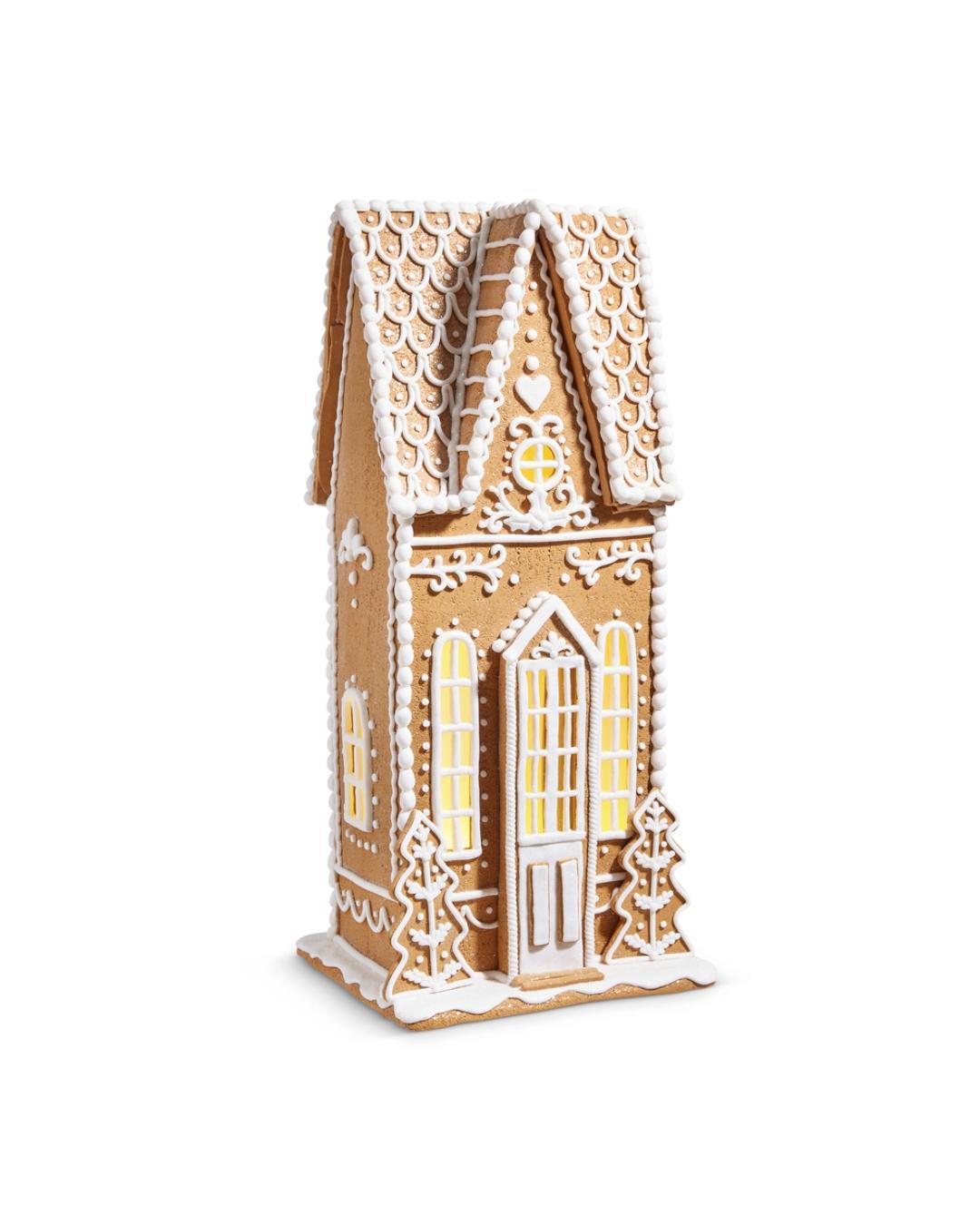 large gingerbread house decoration