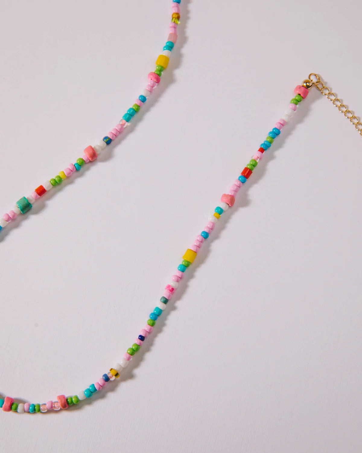 colourful beaded necklace