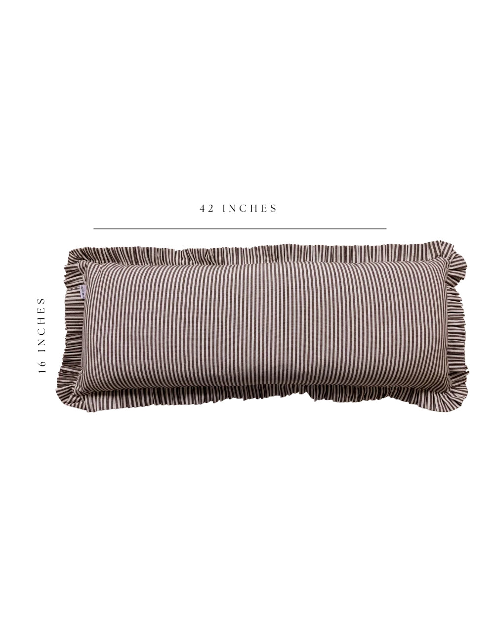 Luxe B Co Ruffle Striple Pillow Cover