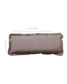 Luxe B Co Ruffle Striple Pillow Cover