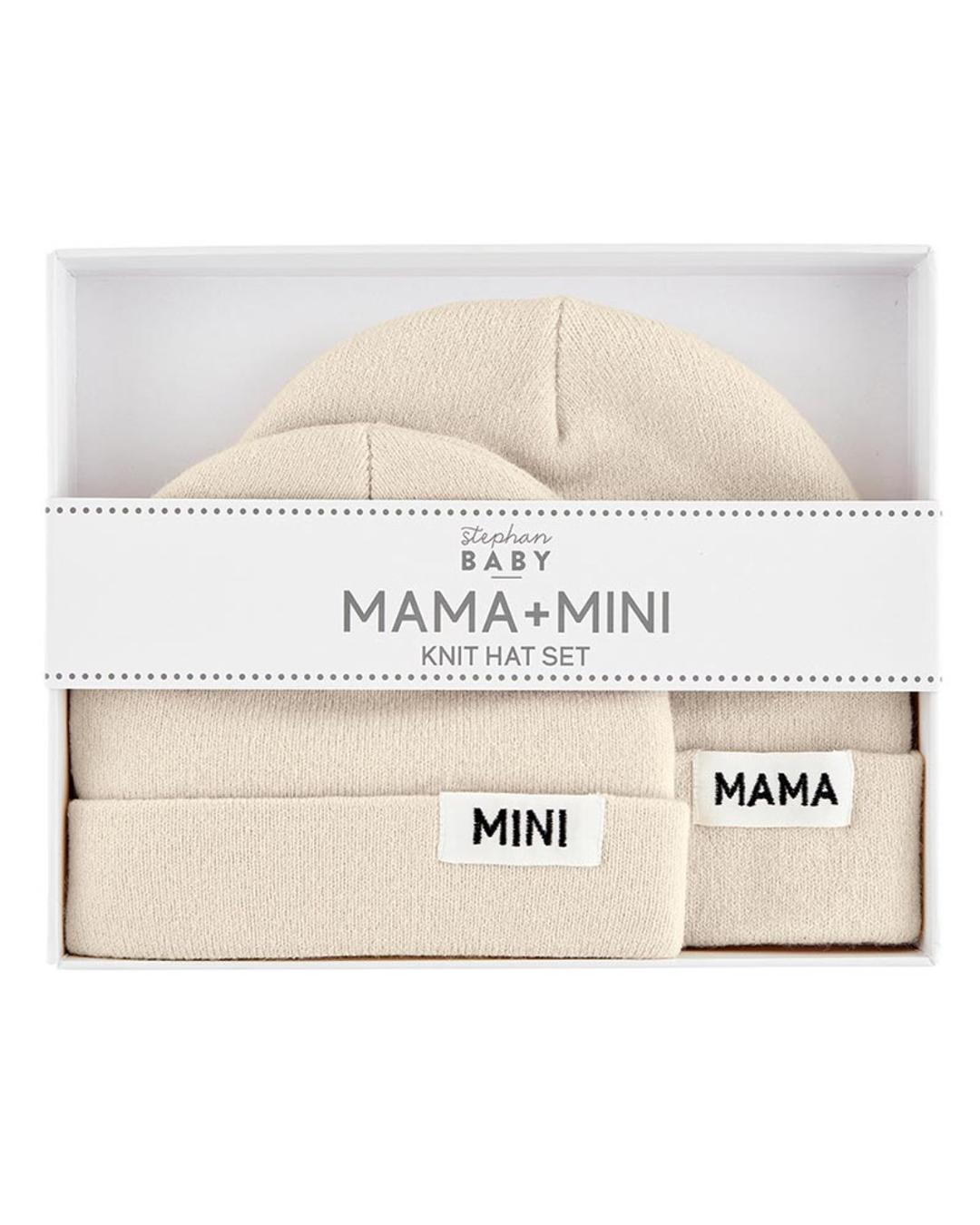 matching hats for mama and her mini in beige