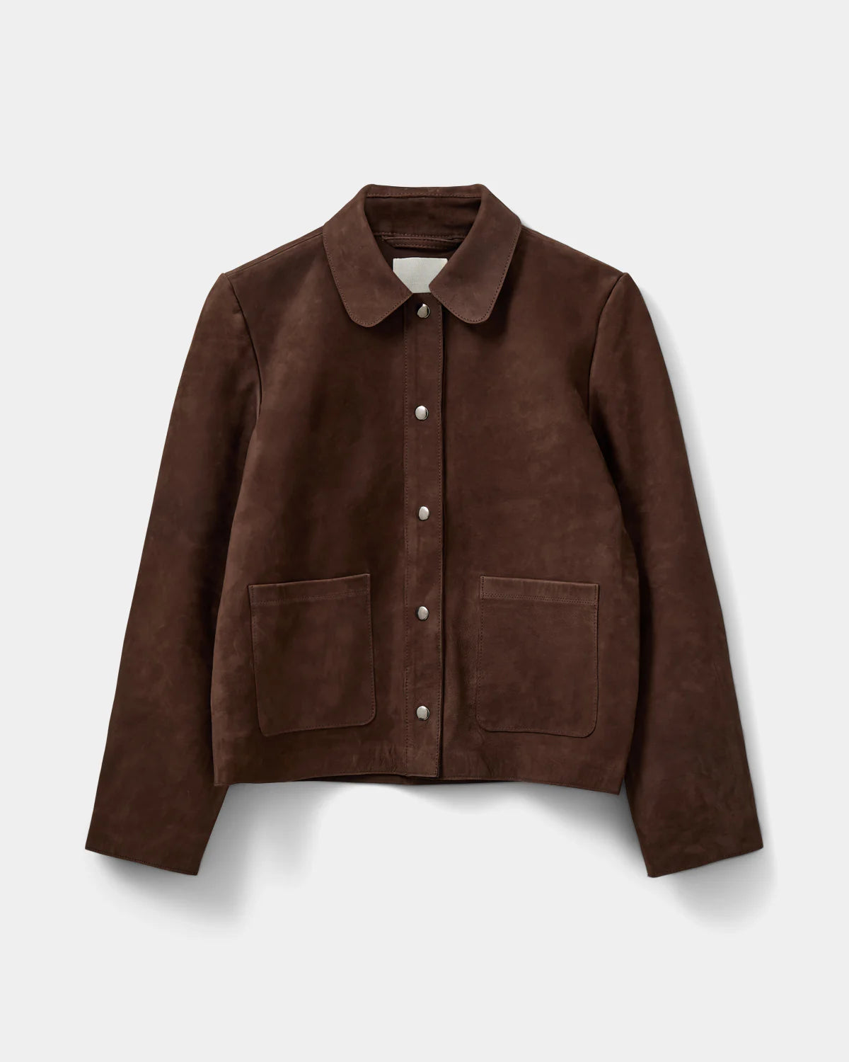 brown suede jacket by sofie schnoor