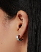 silver hoops