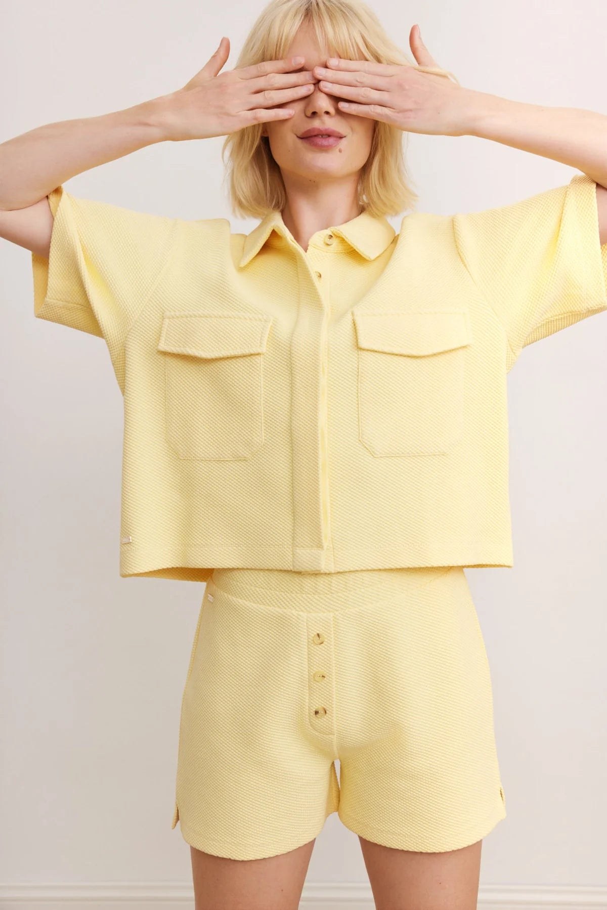 lounge boxer shorts in yellow