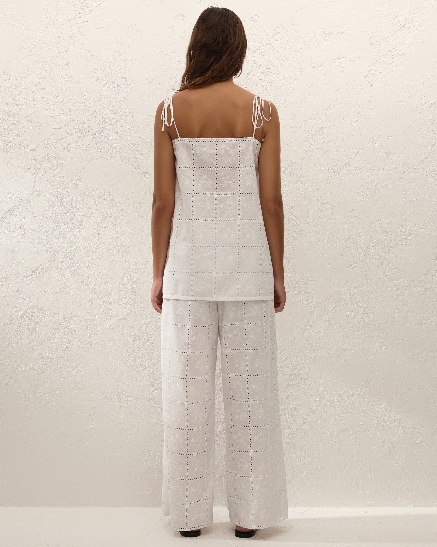 white long tank top