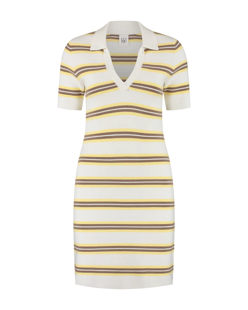 mini polo striped dress