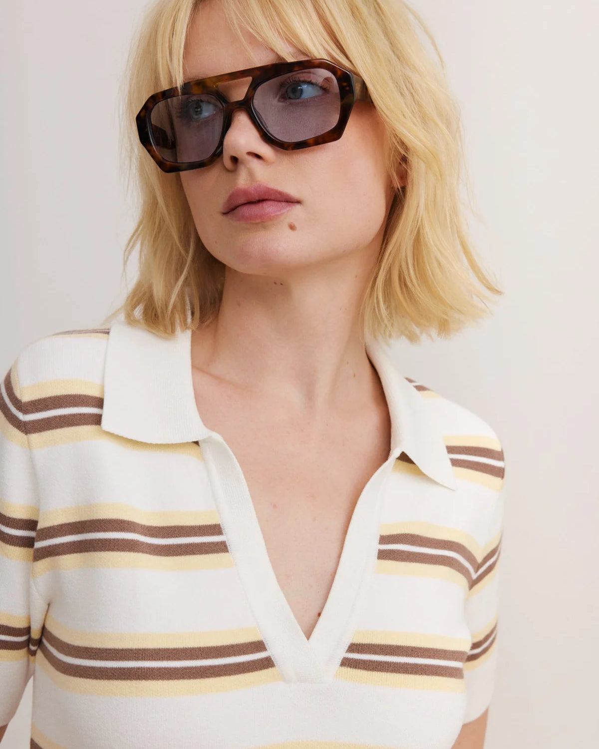 mini polo striped dress