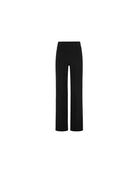 wide leg knit pant in black