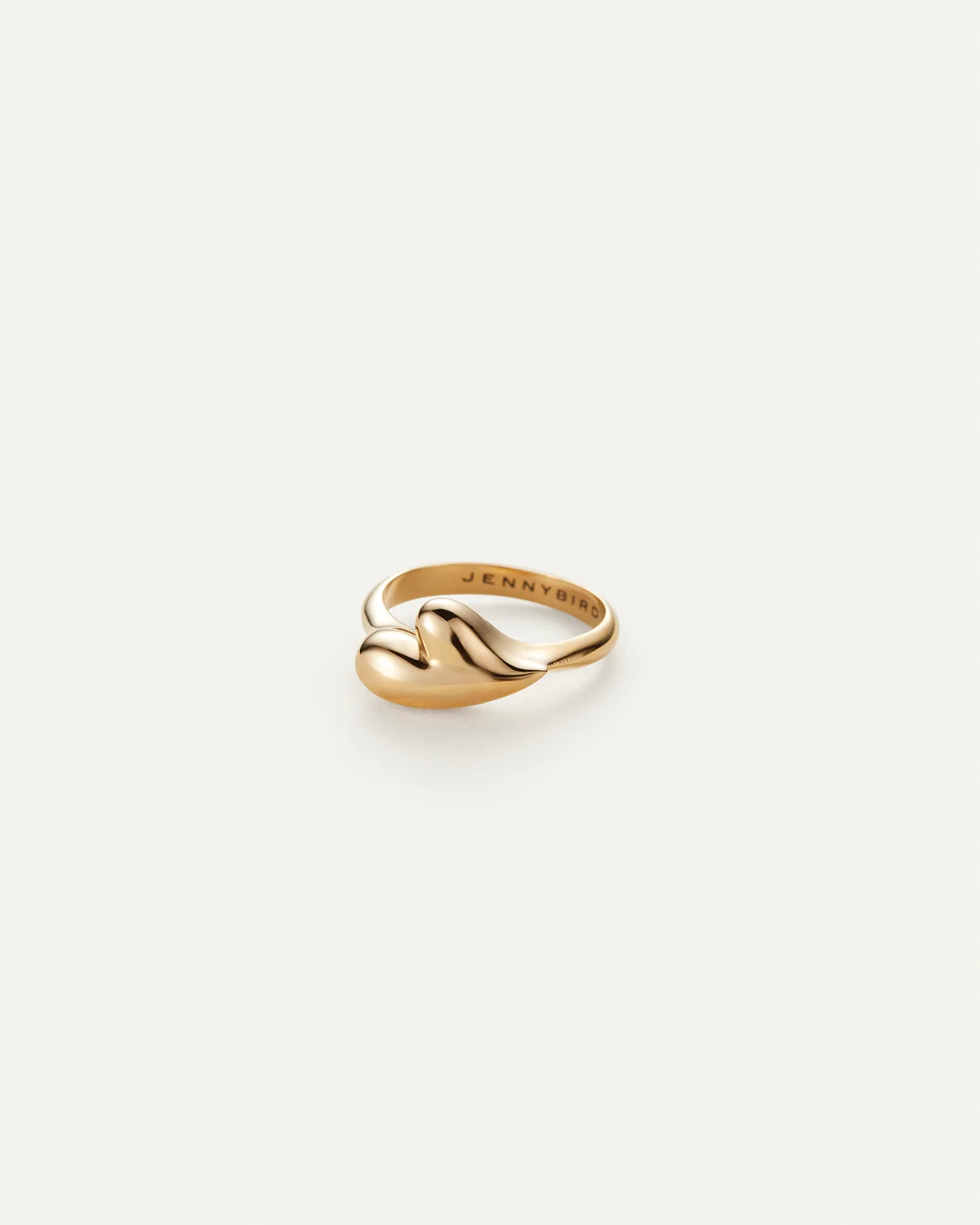gold heart ring