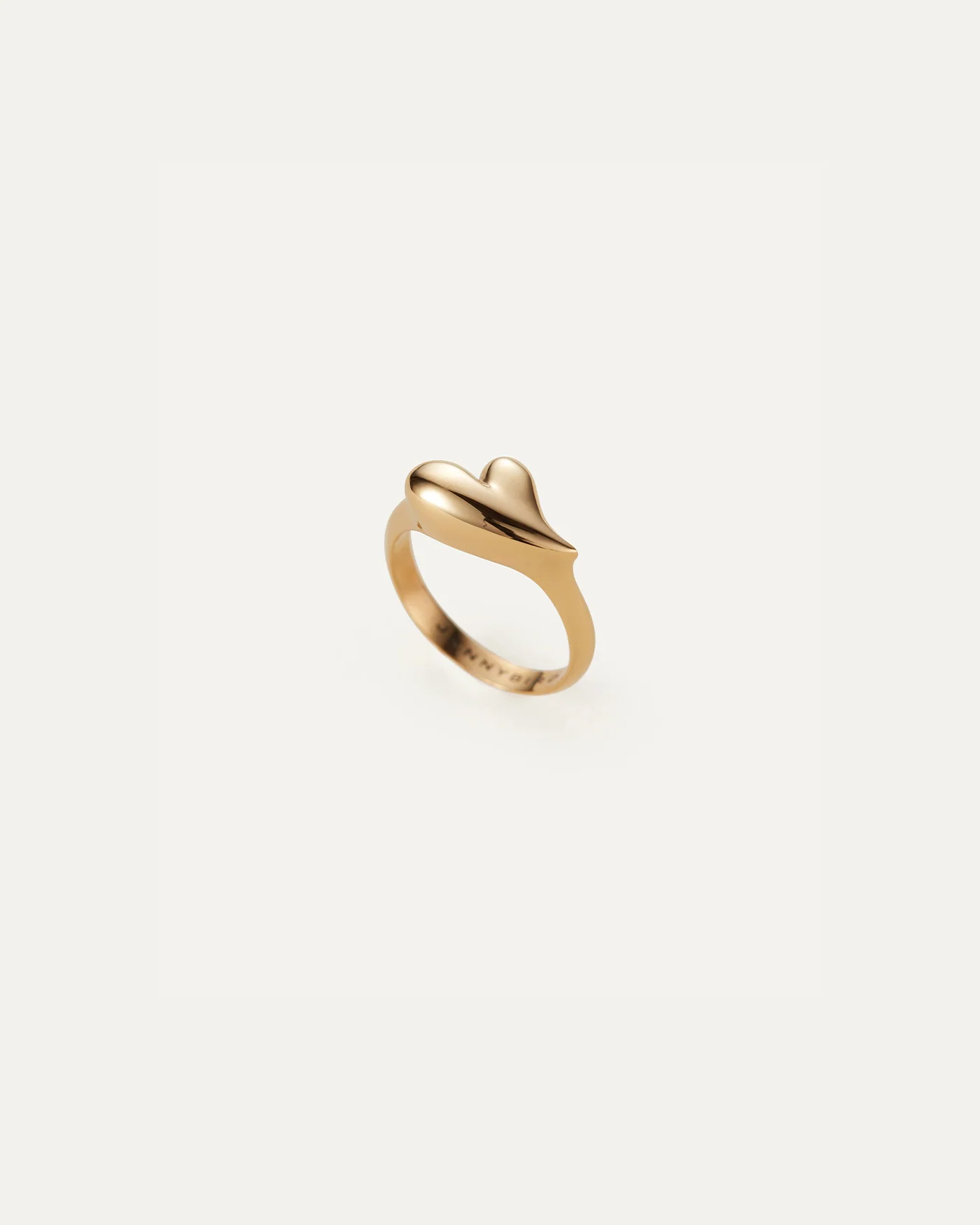 gold heart ring