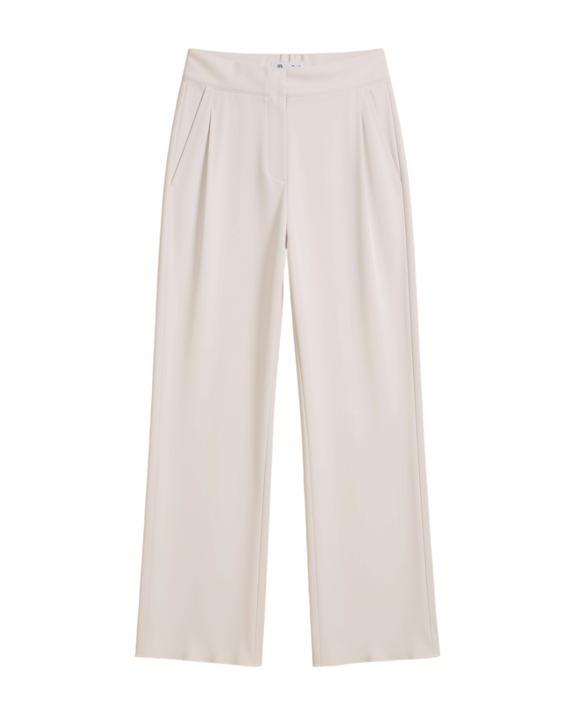 wide leg off white sweatpant