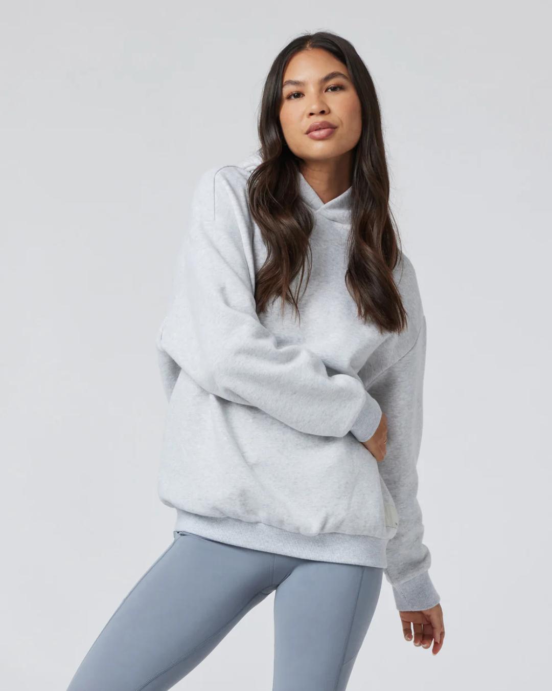 grey oversized hoodie