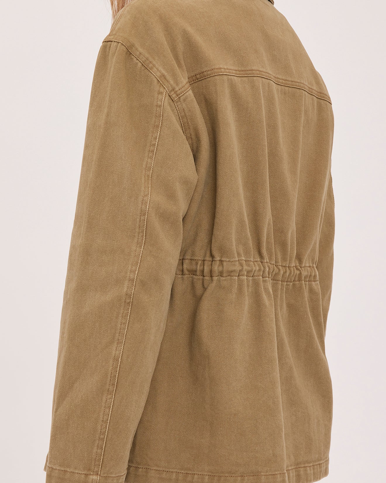 khaki utility jacket