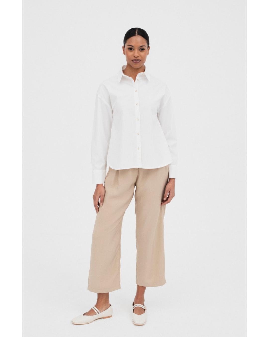 button up white blouse