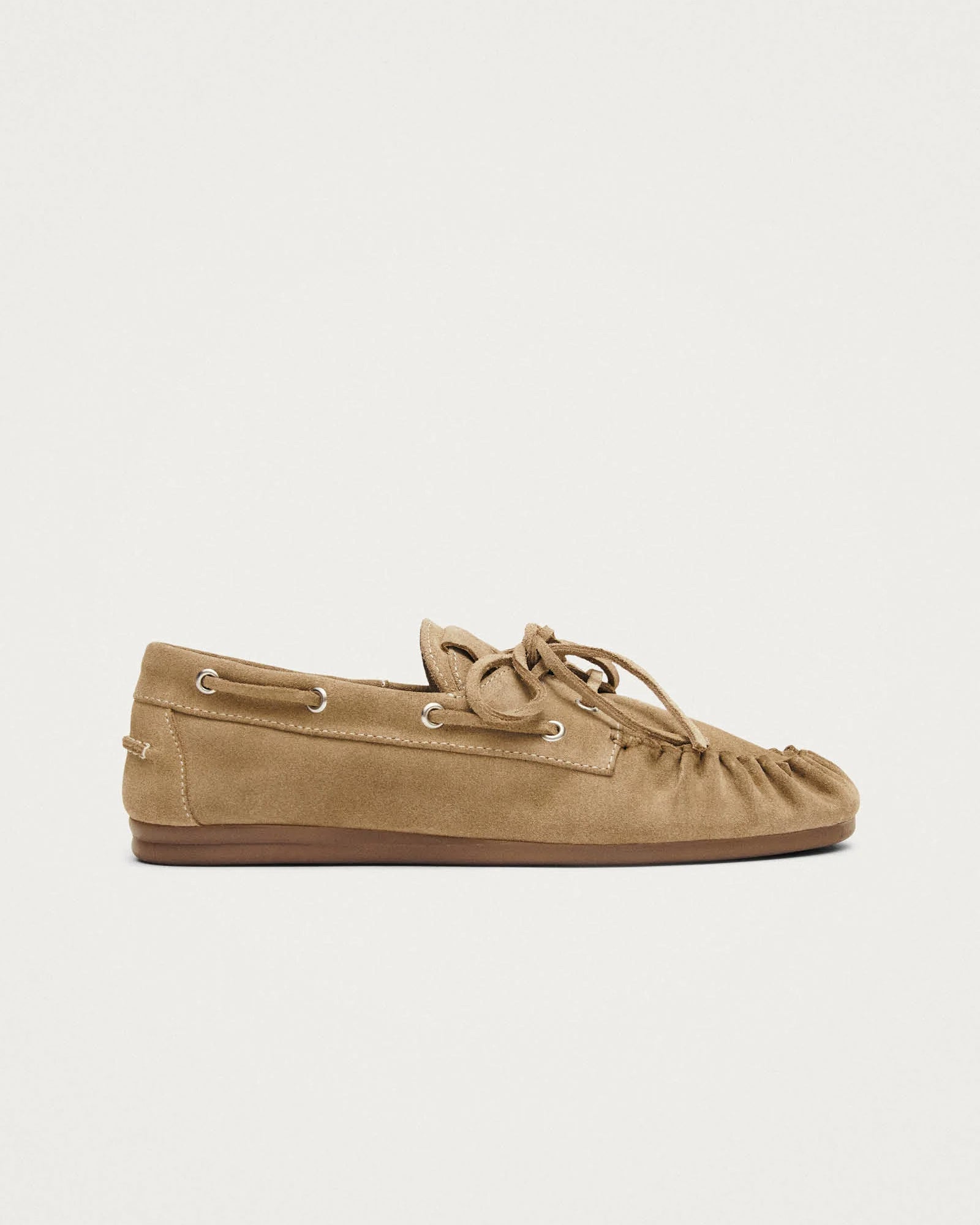 suede beige loafer