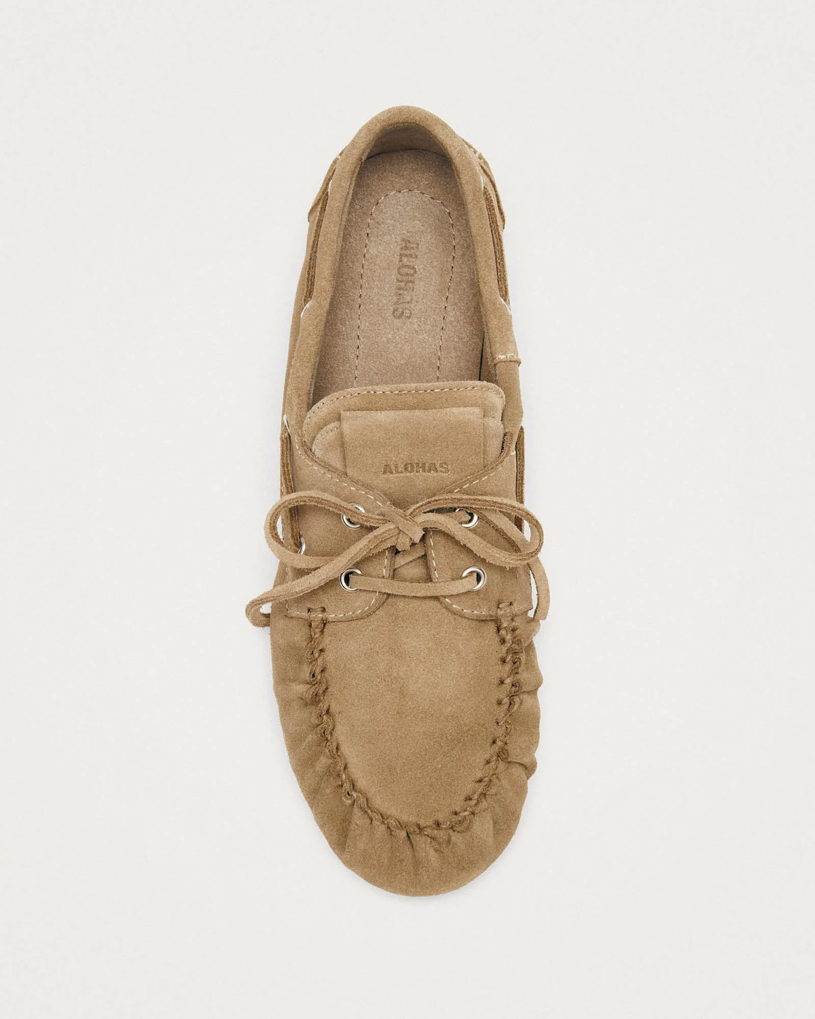 suede beige loafer
