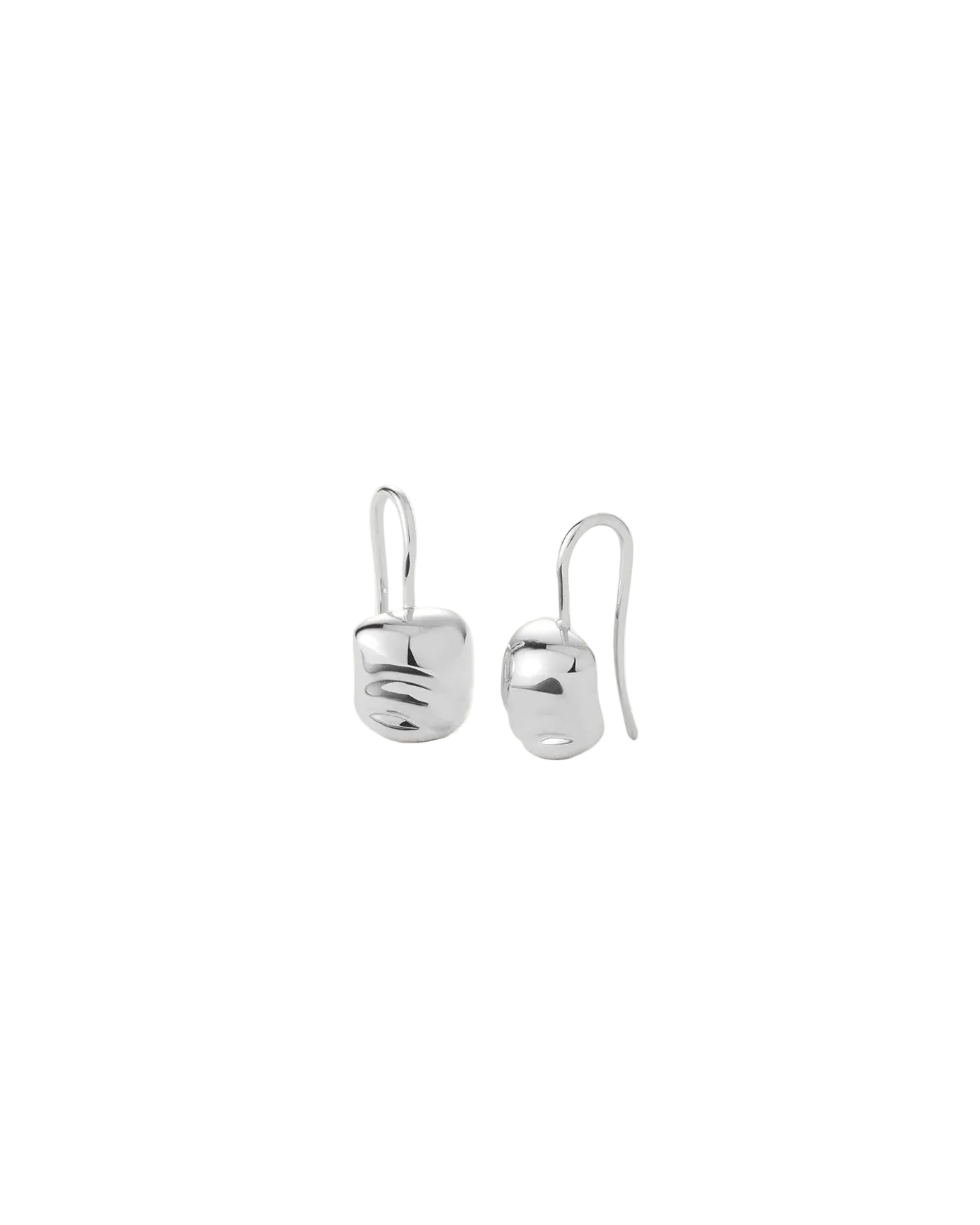 silver drop earring