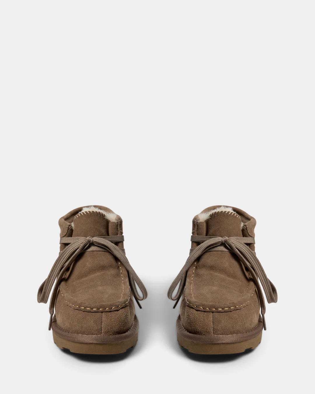 light brown moccasins