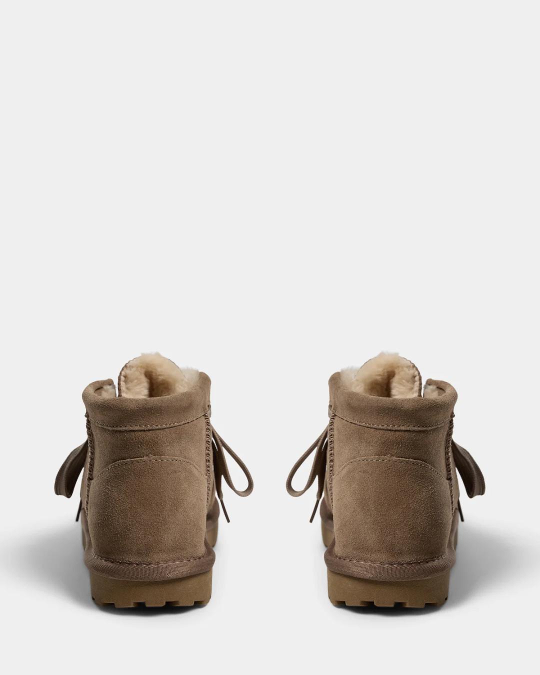 light brown moccasins