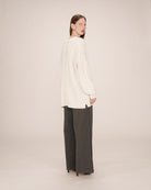 cream knit oversized sweater