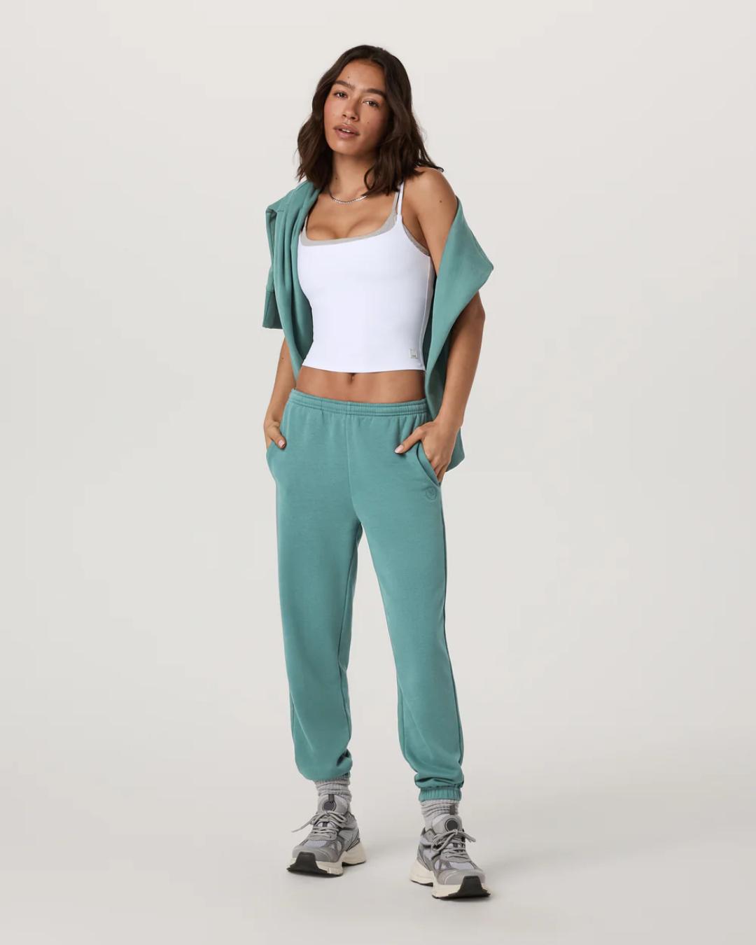 sweatpant in teal