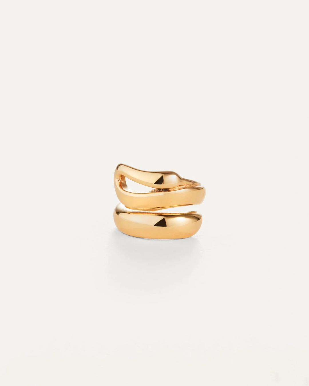 jenny bird statement ring in gold
