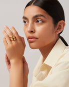 jenny bird statement ring in gold