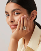 jenny bird statement ring in silver