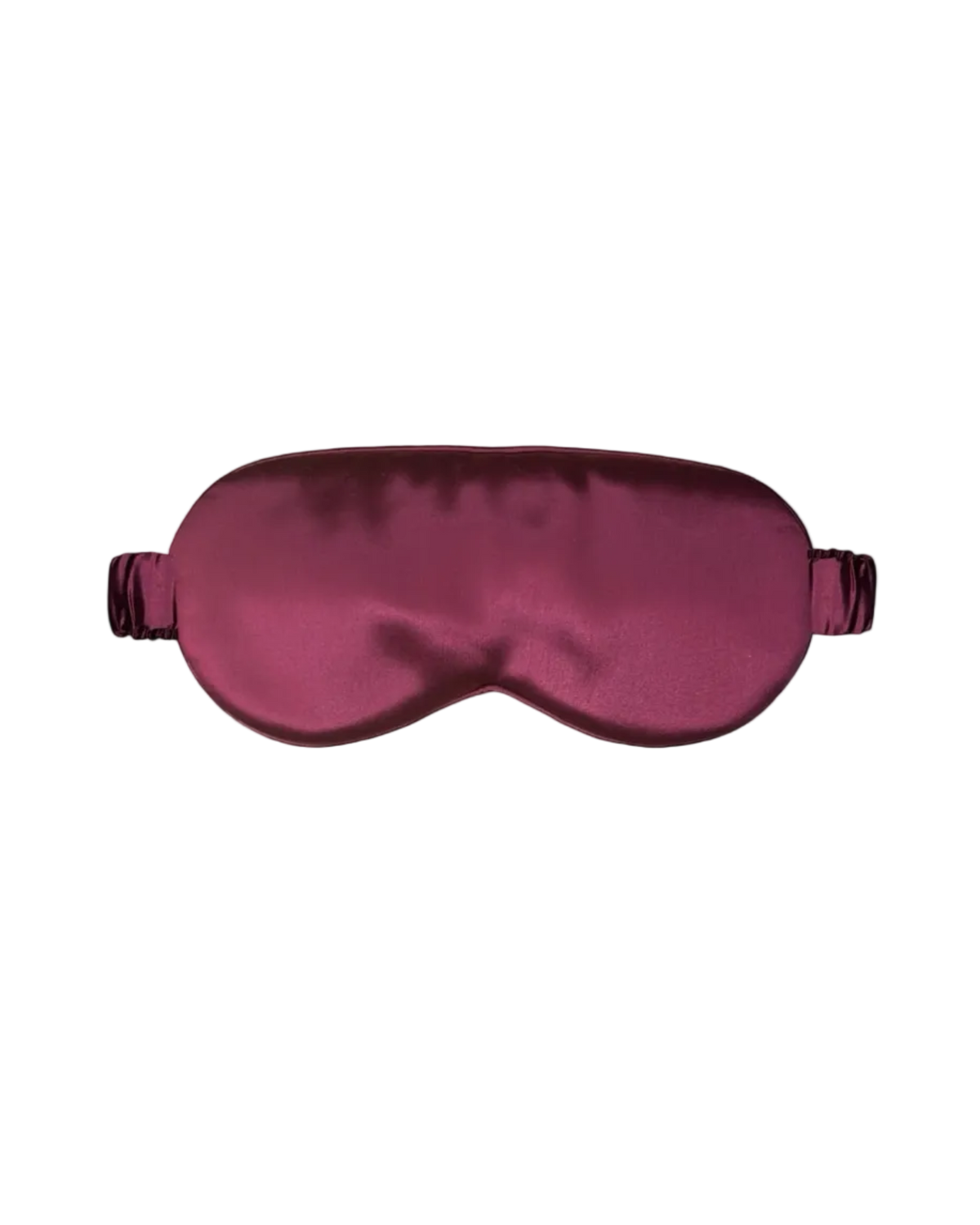 burgundy silk sleep mask