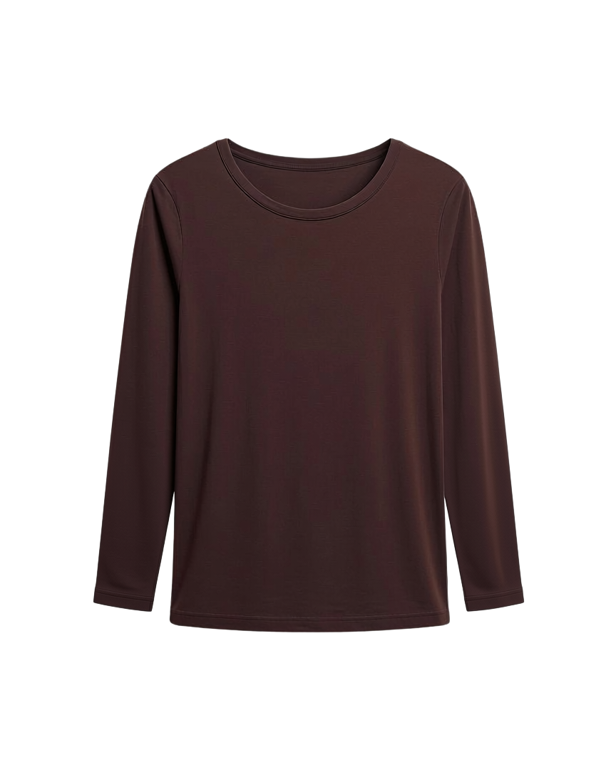 long sleeve in brown