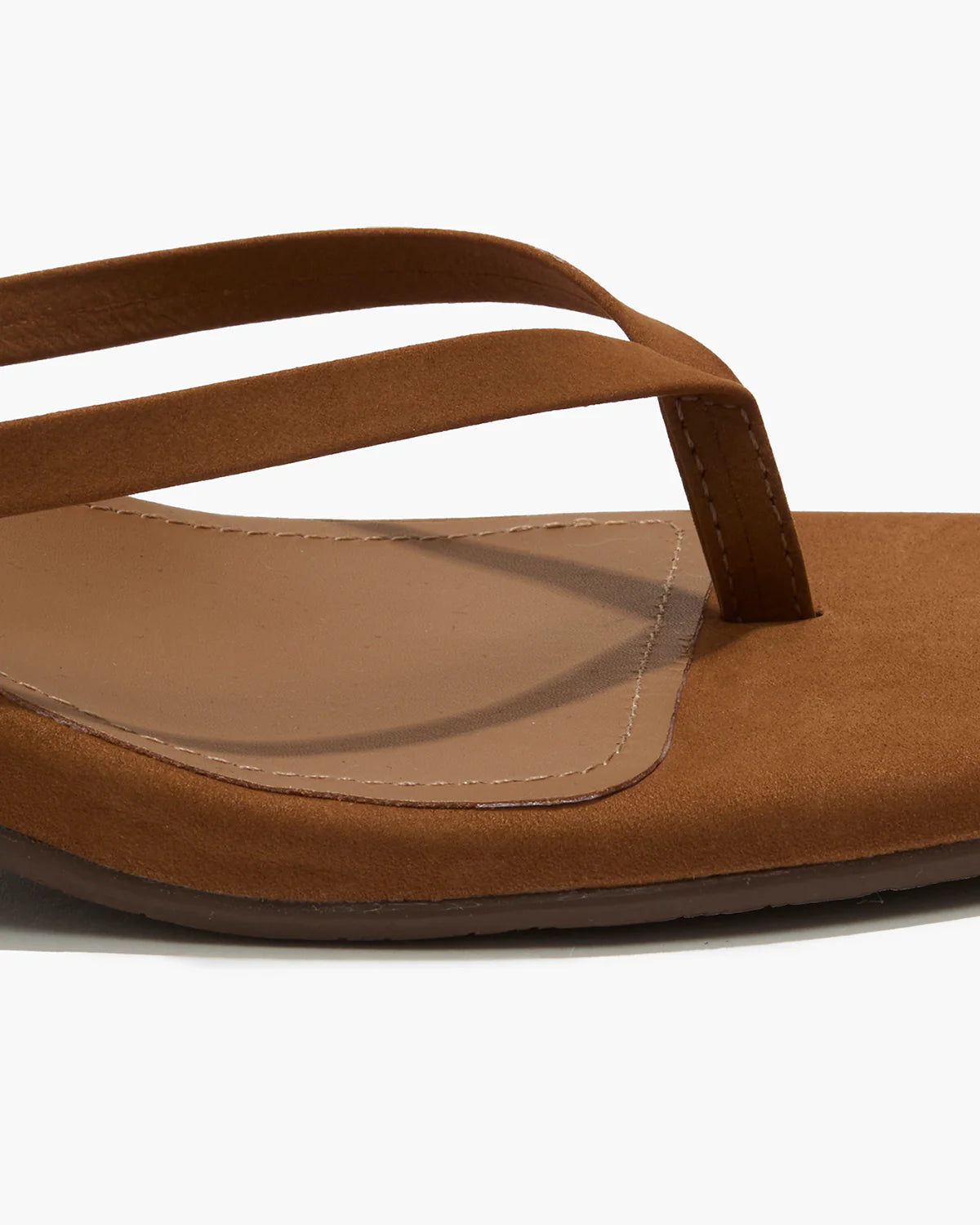 tan suede kitten heel sandal