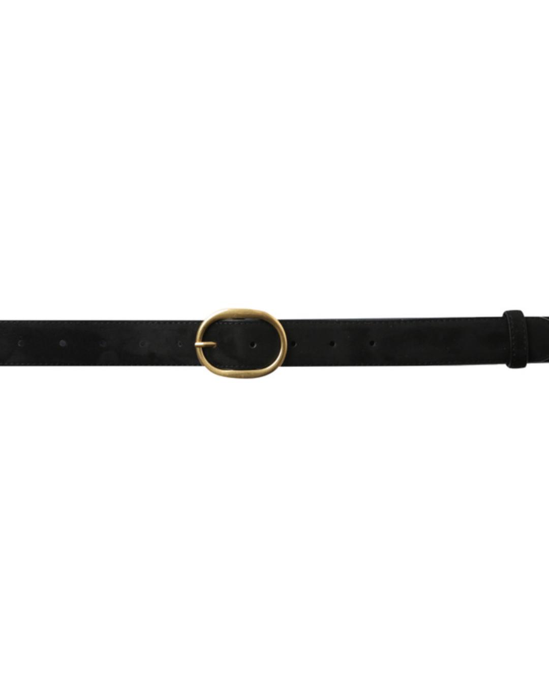 black suede belt