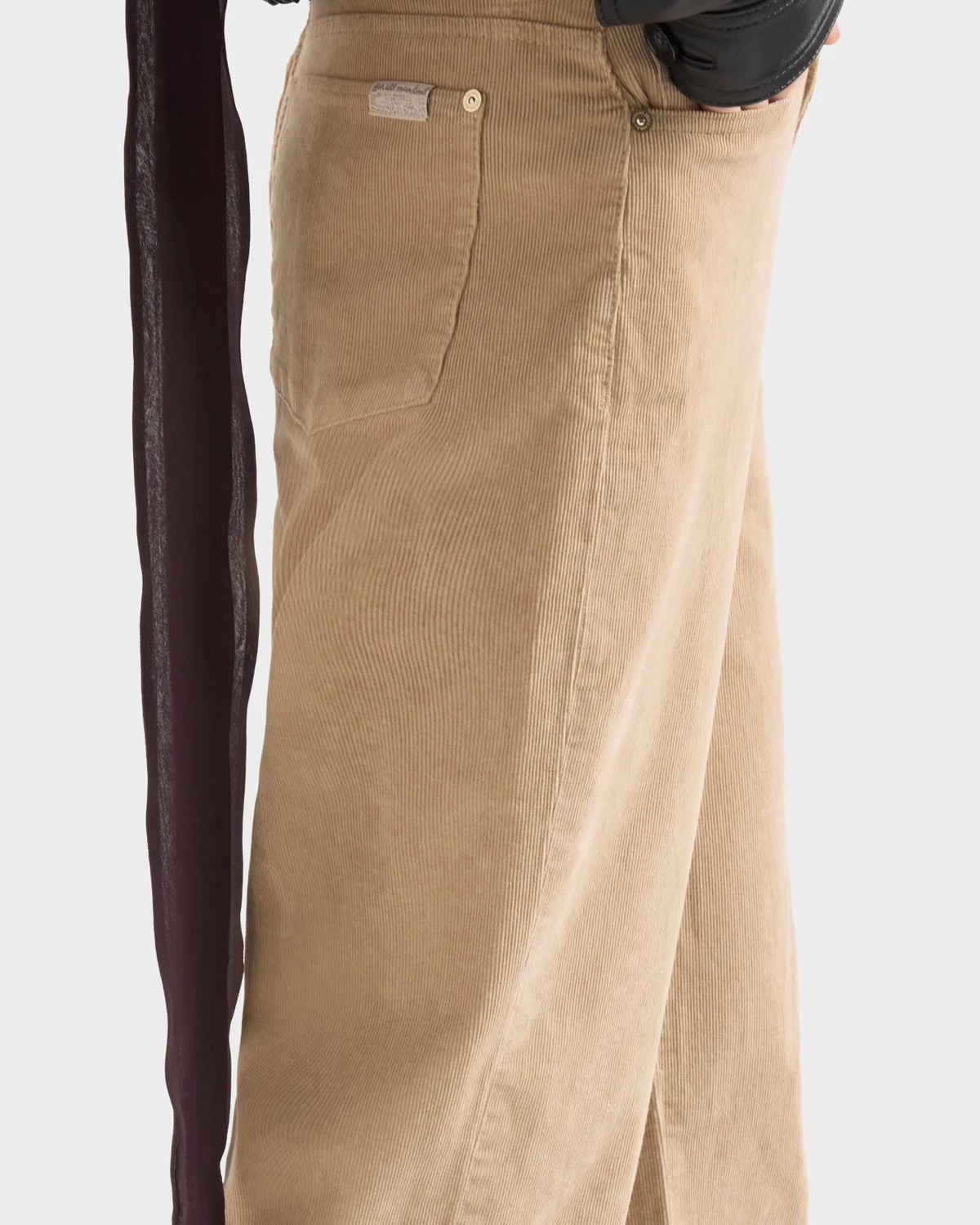 wide leg tan pant