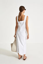Load image into Gallery viewer, Janina White Maxi Skirt
