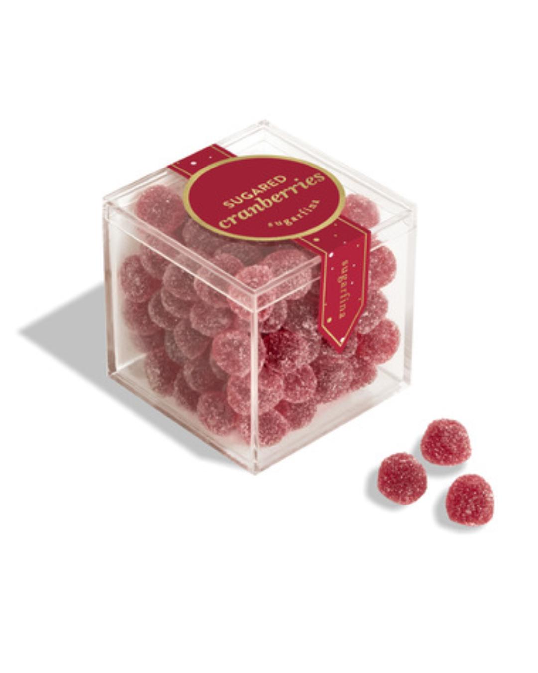 box of red cranberry candies