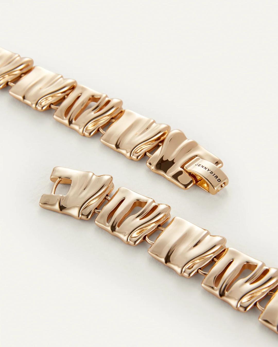 chunky gold statement necklace