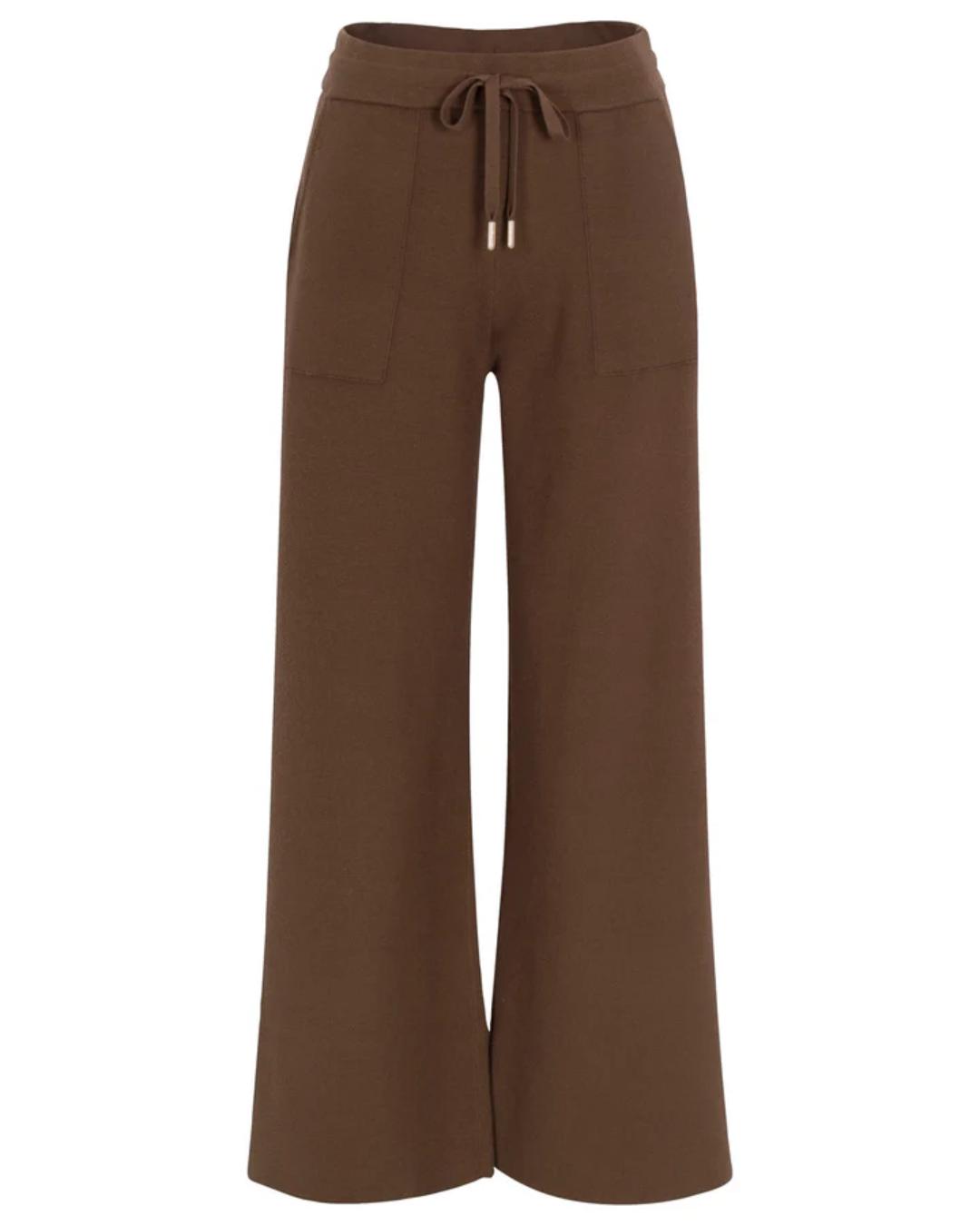 sweater wide leg pant with pockets