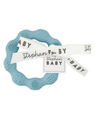 baby teether in blue